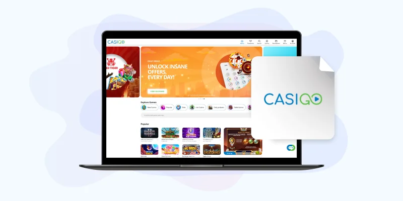 Enjoy games at CasiGo with a 5 Dollar Minimum Deposit